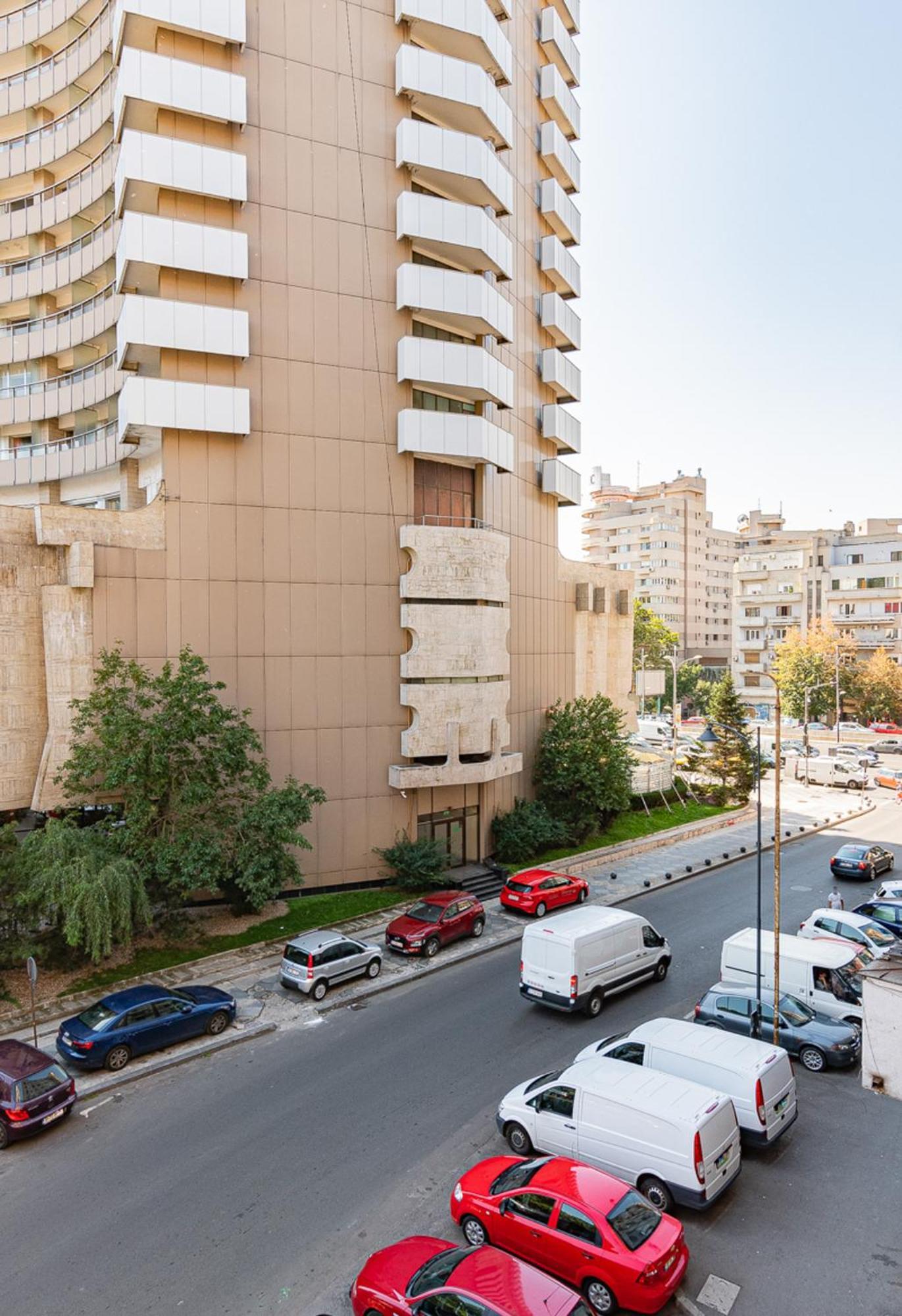 City Center-Cozy One Bedroom Apartment Bukarest Exterior foto
